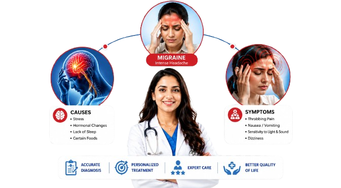Migraine Symptoms Background